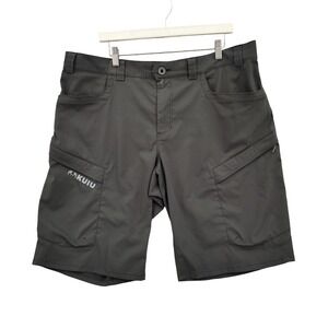 KUIU Mens Tiburon Gorpcore UPF 50+ Technical Shorts 40 Grey Performance Hiking